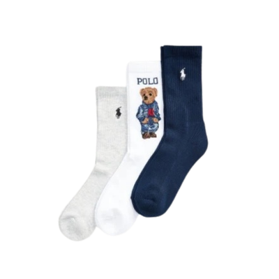 POLO BEAR SOCK 3-PACK