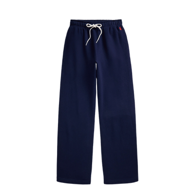 DRAWSTRING FLEECE WIDE-LEG SWEATPANT