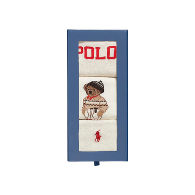 POLO BEAR CREW SOCK 3-PACK GIFT SET