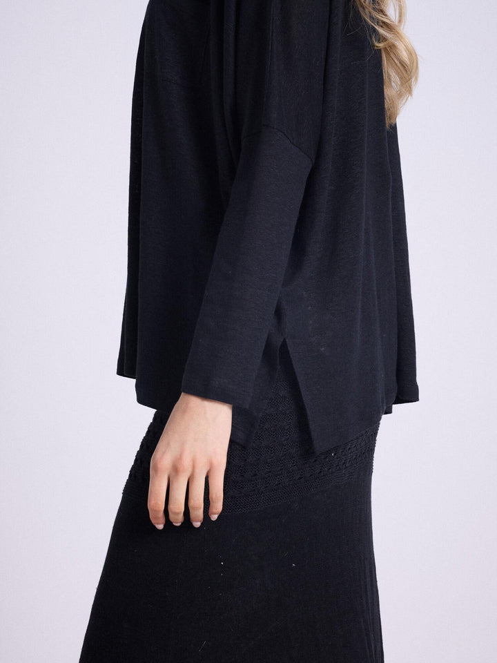 SERENA PONCHO COL CHEMISE ML