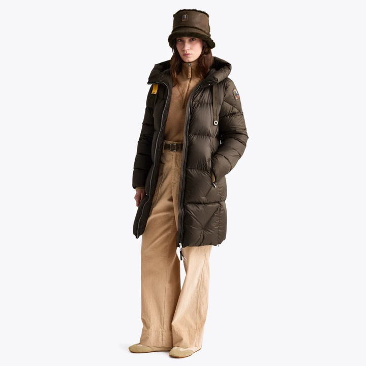 JANET Hooded Down Jacket Antique Bronze