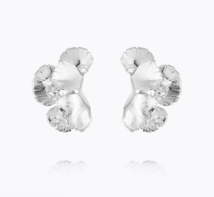 MALVA EARRINGS RHODIUM CRYSTAL