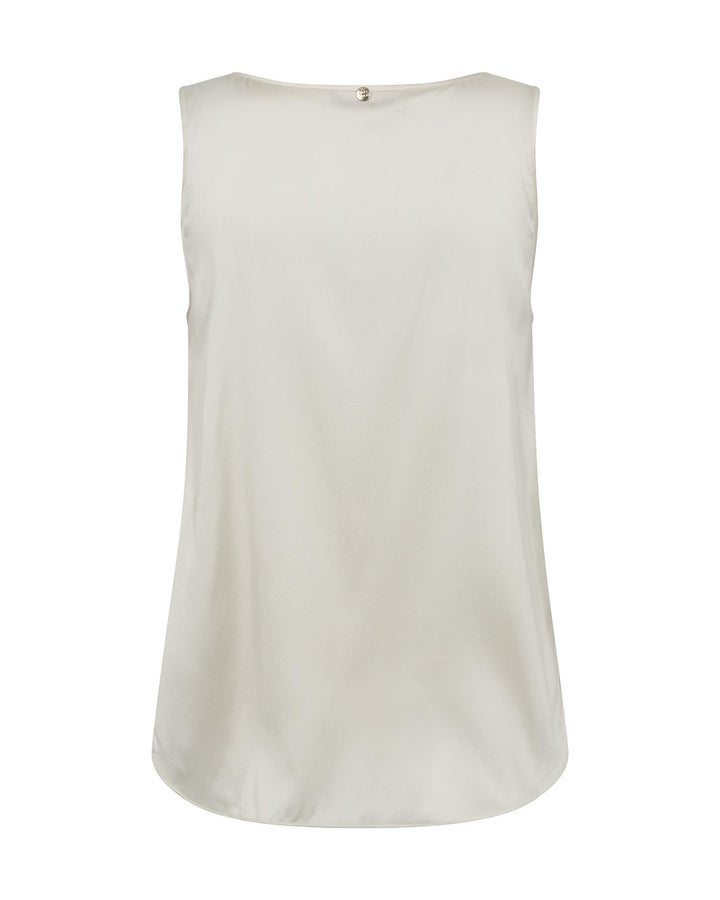 MMAstrid V-Neck Silk Tank Top