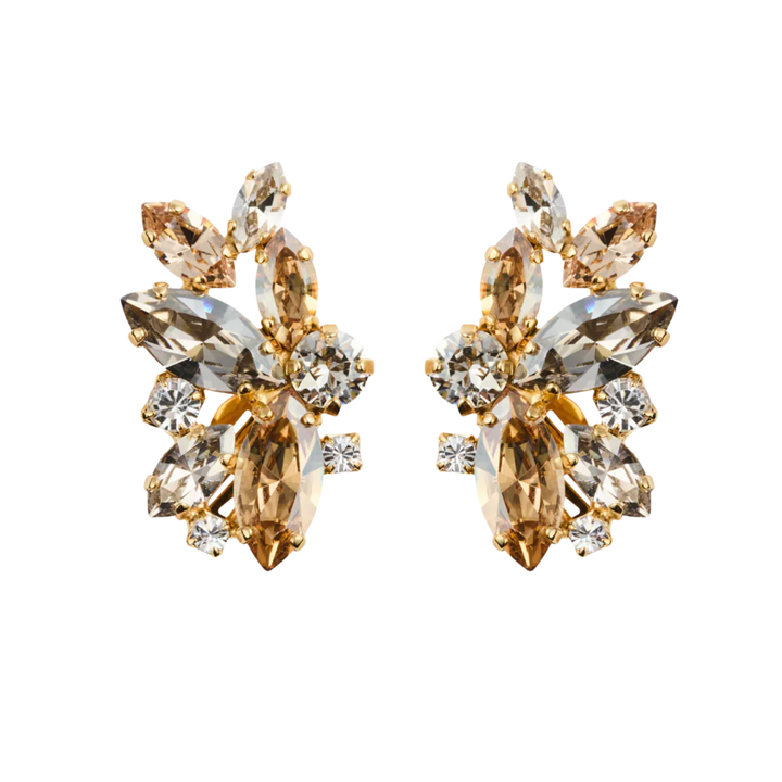 HAVANNA EARRINGS GOLD SILVERSHADE COMBO
