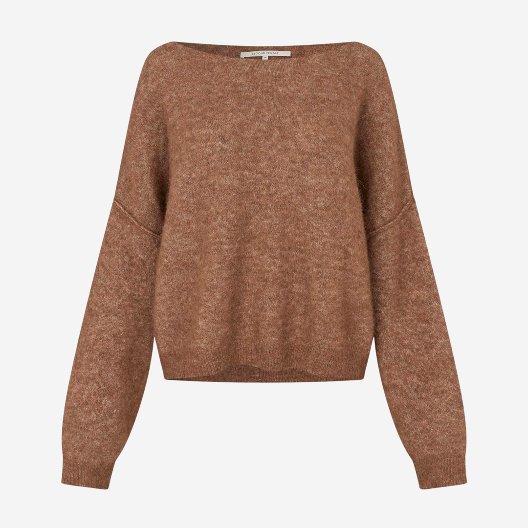 Pollenza Knit Pullover Camel