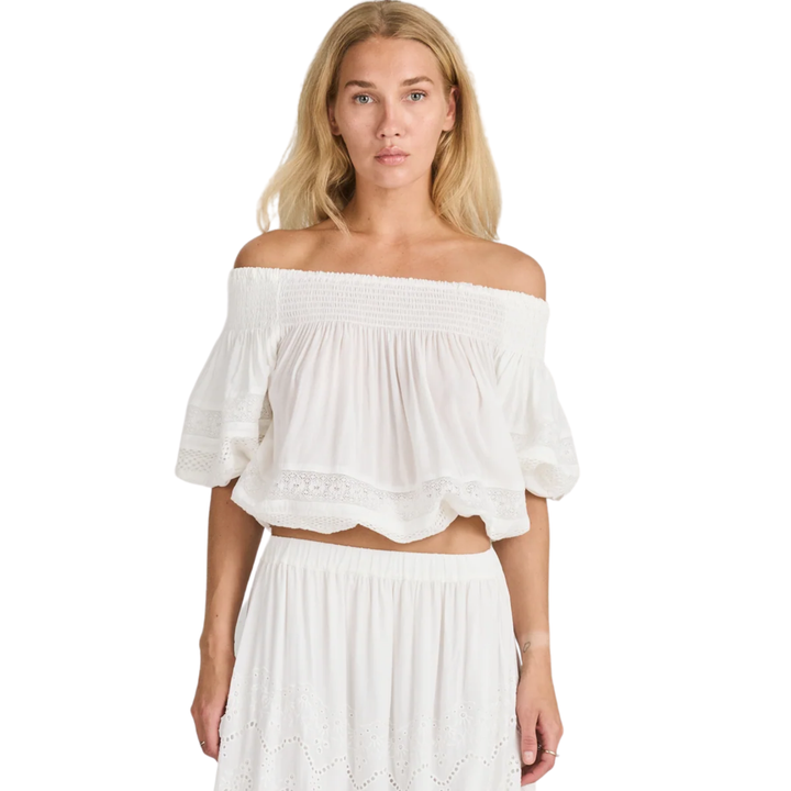 Lita Off-Shoulder White