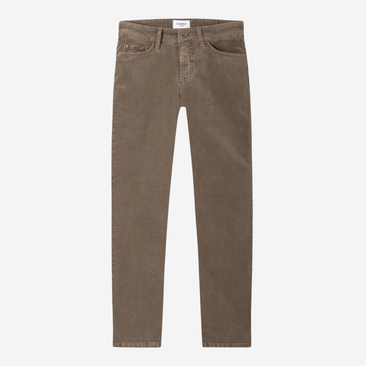 Piper Cropped Velvet Stone Grey