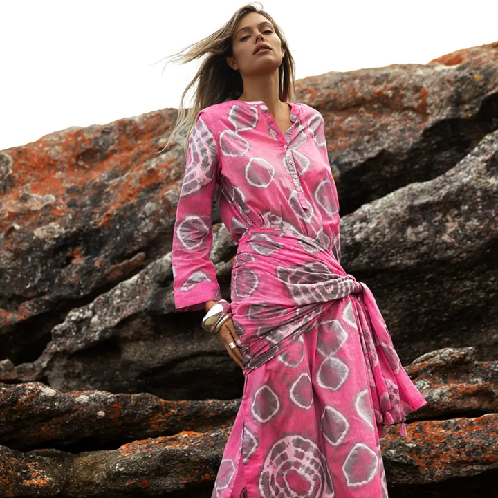 Bazaar Moroccan Foil Hot Pink