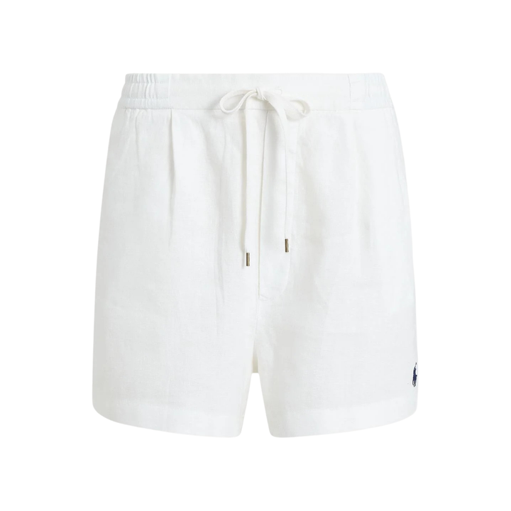 LINEN DRAWSTRING SHORT WHITE