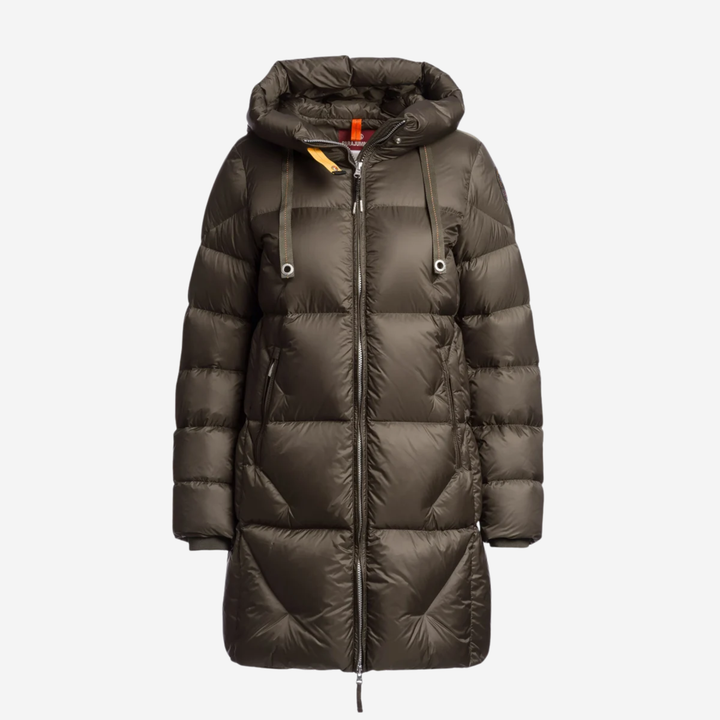 JANET Hooded Down Jacket Antique Bronze