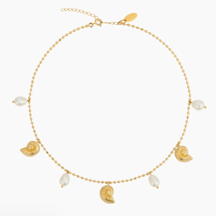 SEADORA NECKLACE GOLD PEARL
