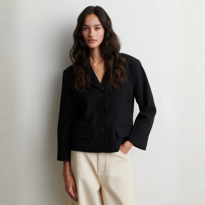 Sella Short Blazer Black