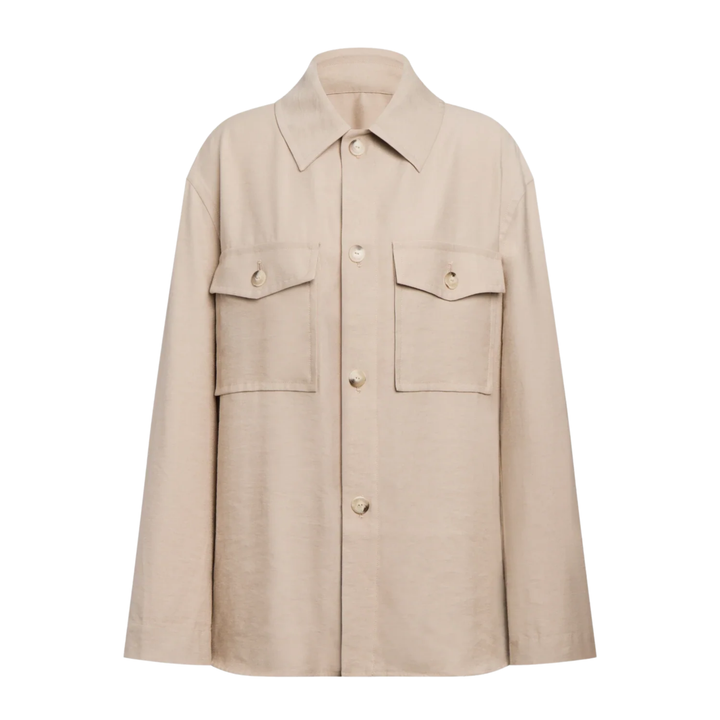 Camicia Regular Fit Beige