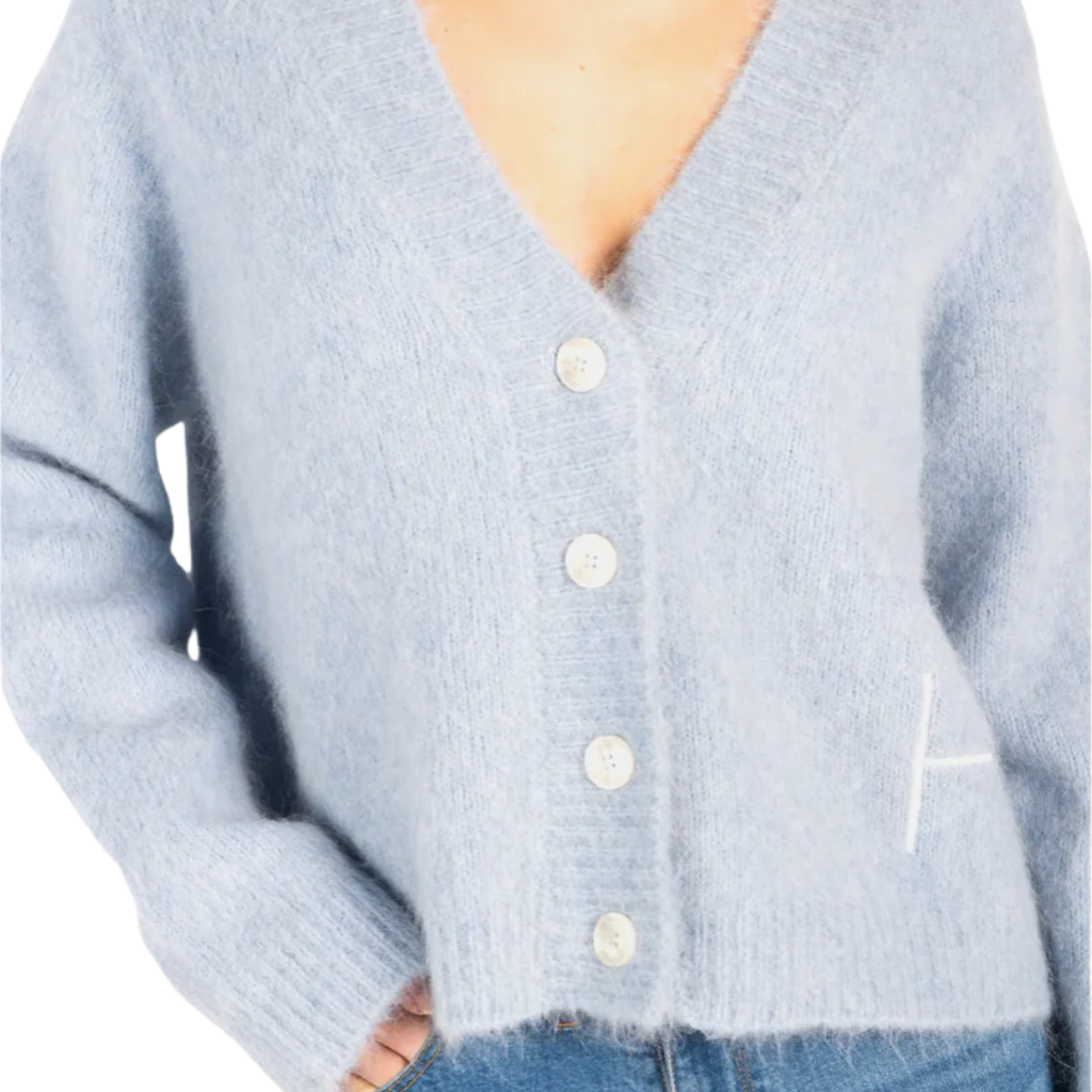 PERNILLE Short Cardigan Skyway