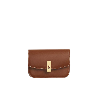 POLO ID LEATHER FOLD-OVER CARD CASE