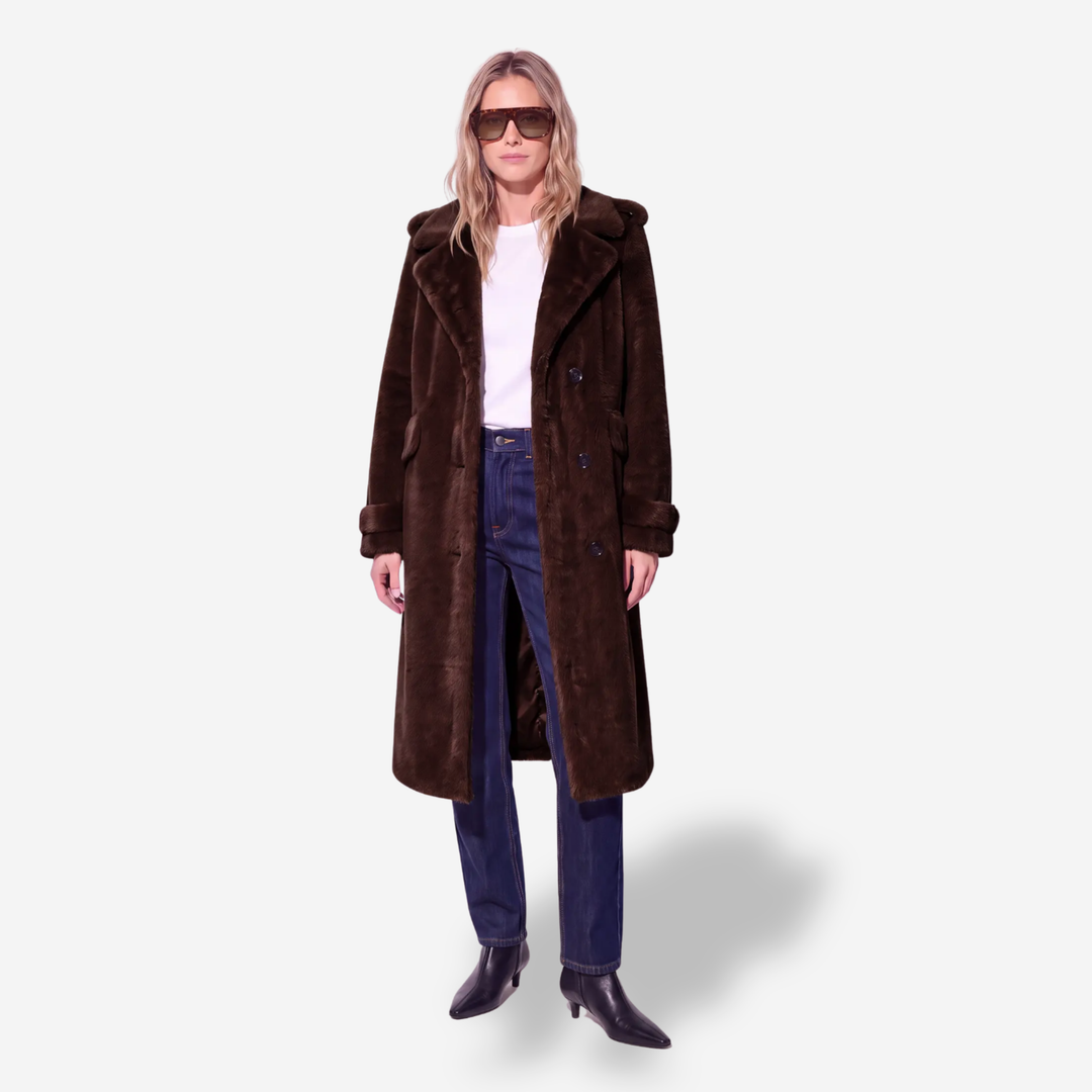 Charlene Faux Fur Mink Coat