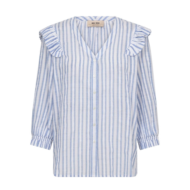 MMDebby Stripe Shirt Brunnera Blue