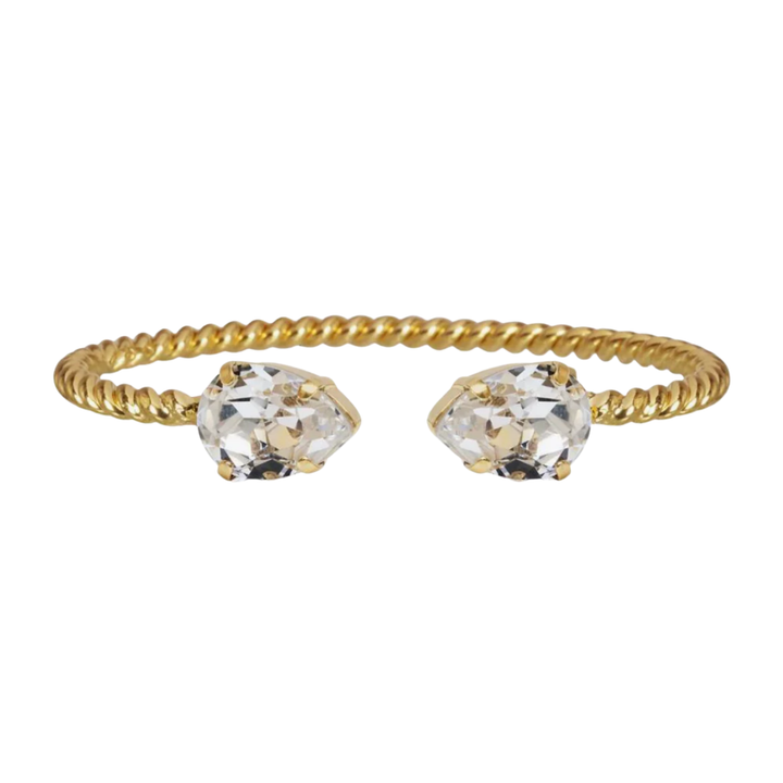 MINI DROP BRACELET GOLD CRYSTAL
