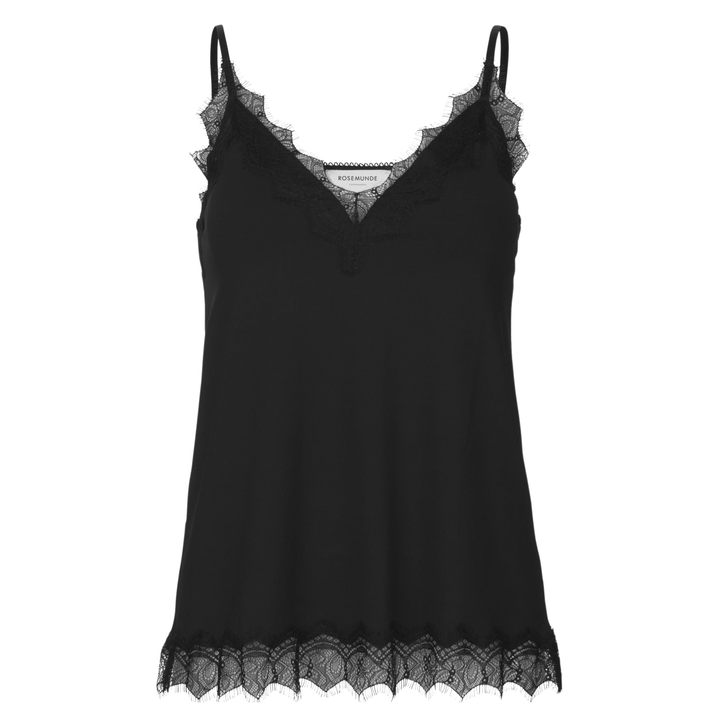 RWBillie Lace Strap Top Black