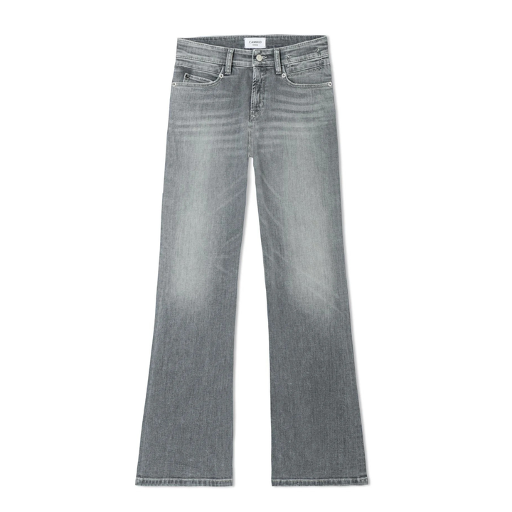 Paris Flared HR Superstretch Grey Denim
