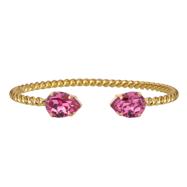 MINI DROP BRACELET GOLD DARK ROSE