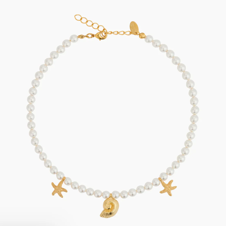 ISMARA NECKLACE GOLD PEARL