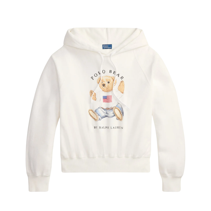 Shrunken Fit Polo Bear Terry Hoodie