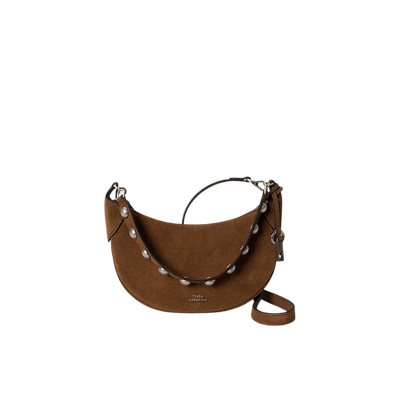 POLO ID SUEDE MINI STUDDED BAG