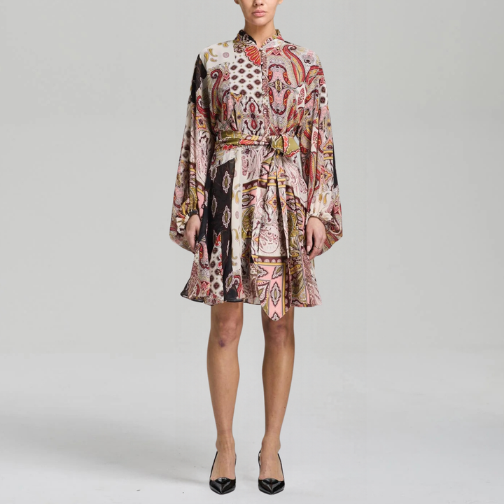 Aliah Paisley Dress Paisley AOP