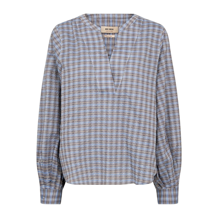 MMYen Check Blouse