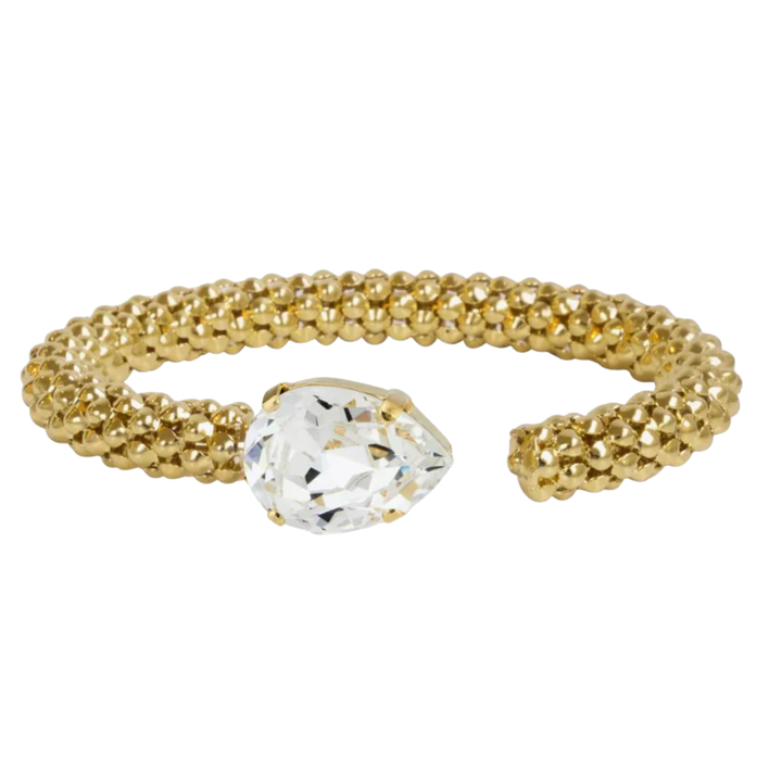 CLASSIC ROPE BRACELET GOLD CRYSTAL