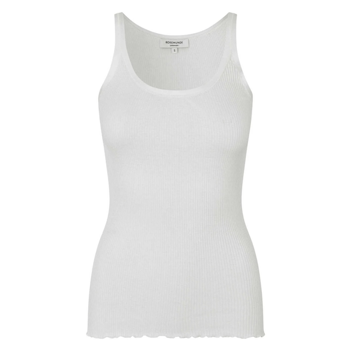 RWBelle U-Neck Top New White