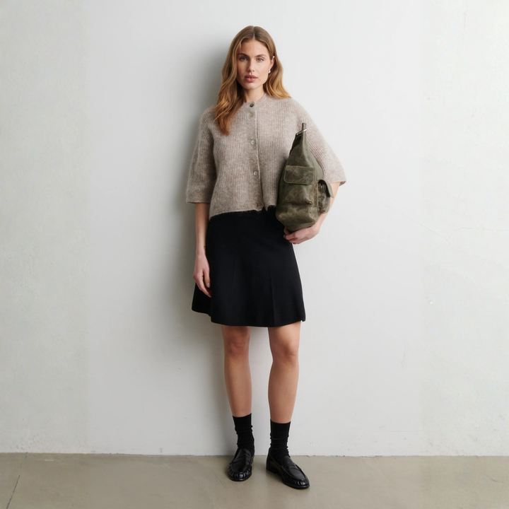 Octava Knit Skirt Black