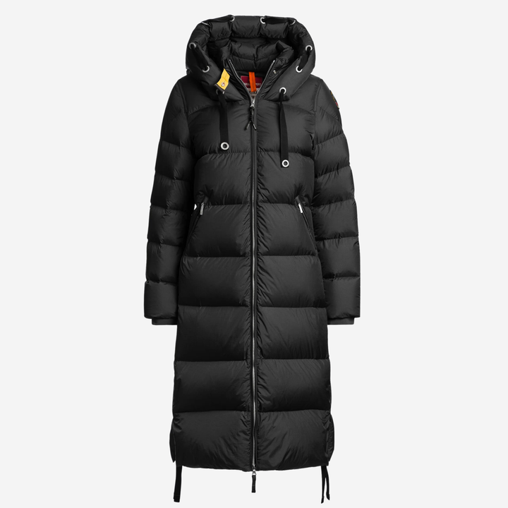 PANDA Long Down Jacket Black