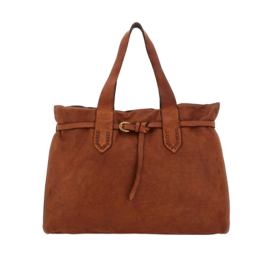 SABRINA - SHOPPING BAG COWHIDE LEATHER
