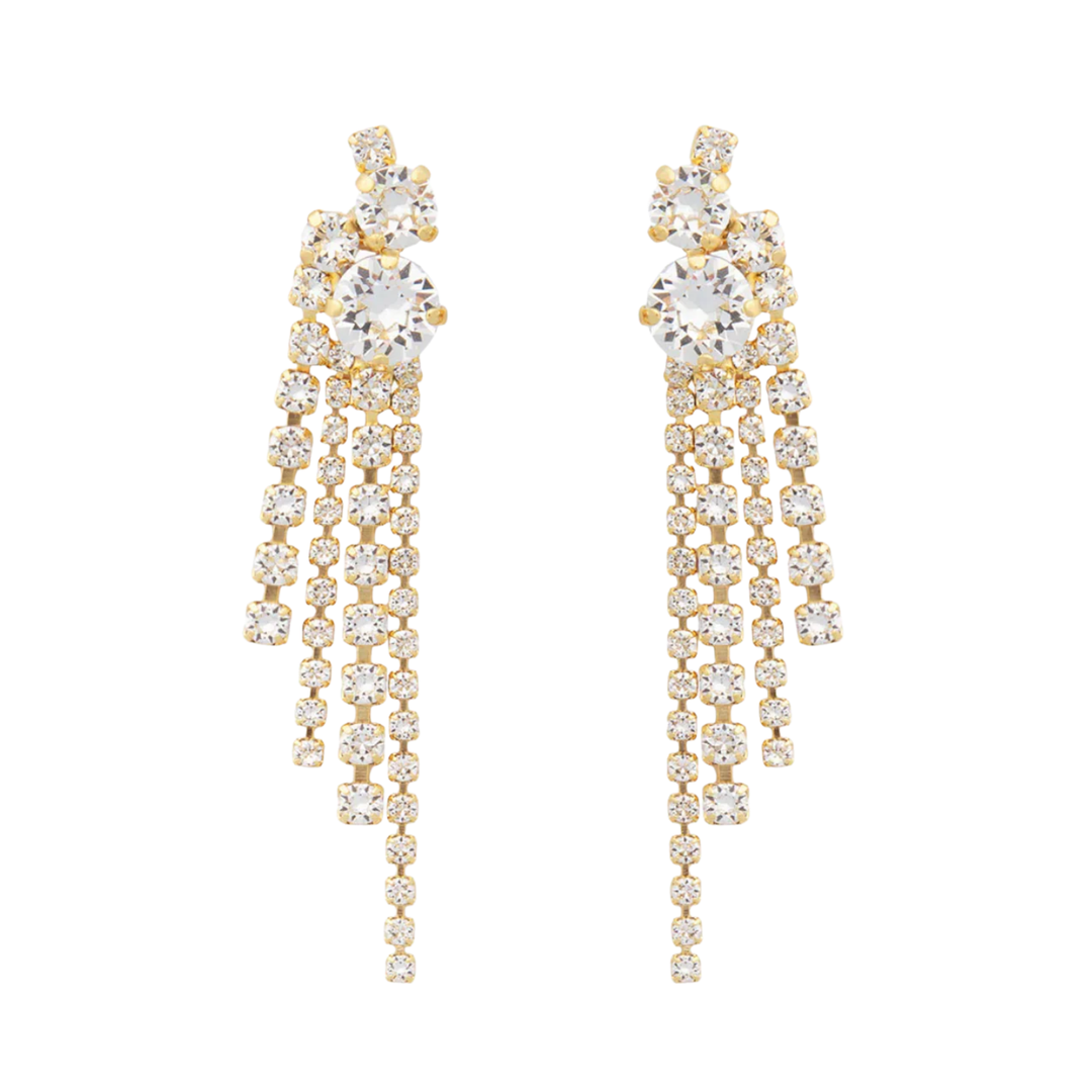 AMY EARRINGS GOLD	CRYSTAL