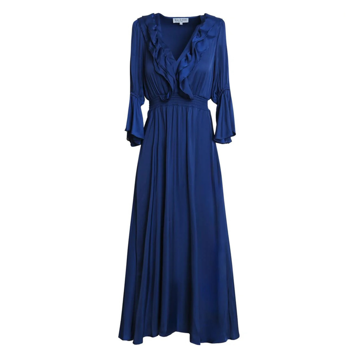 Meridian Solid Dress Indigo