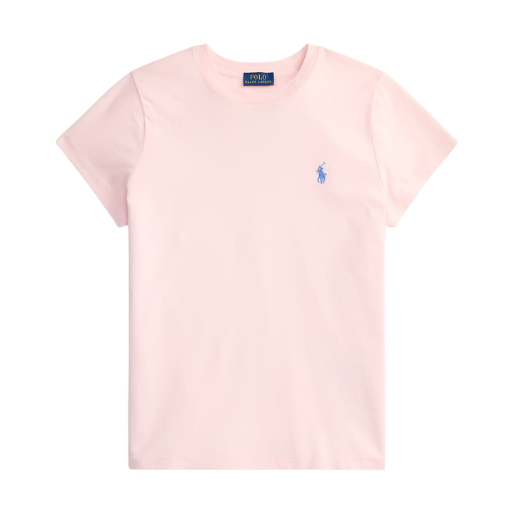 CLASSIC FIT COTTON JERSEY CREWNECK TEE Pink Sand
