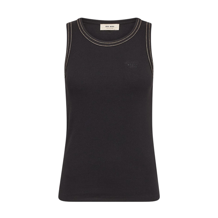 MMAra Rib Tank Top Black