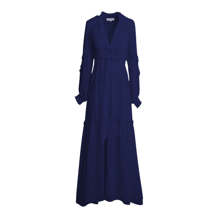 MEGHAN Solid Long Dress