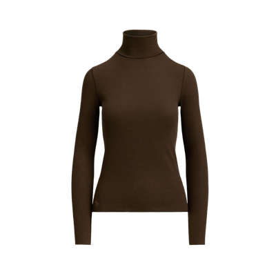 STRETCH-BLEND TURTLENECK
