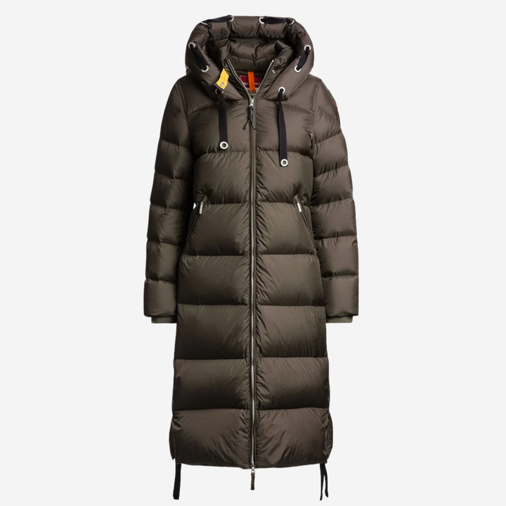 PANDA Long Down Jacket Antique Bronze