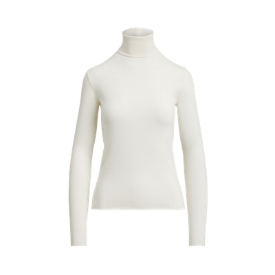 STRETCH-BLEND TURTLENECK