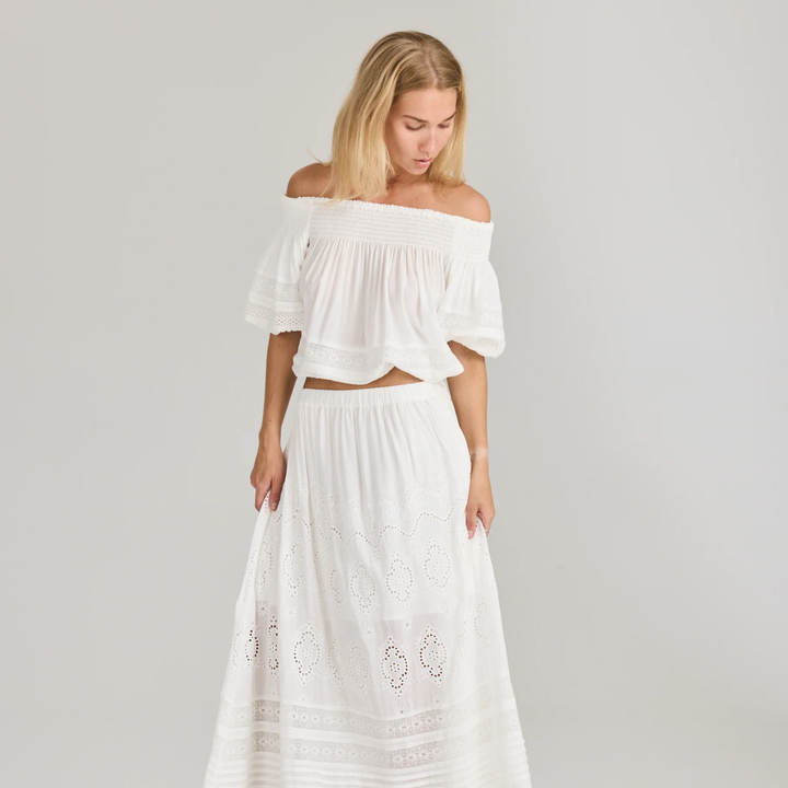 Lita Off-Shoulder White