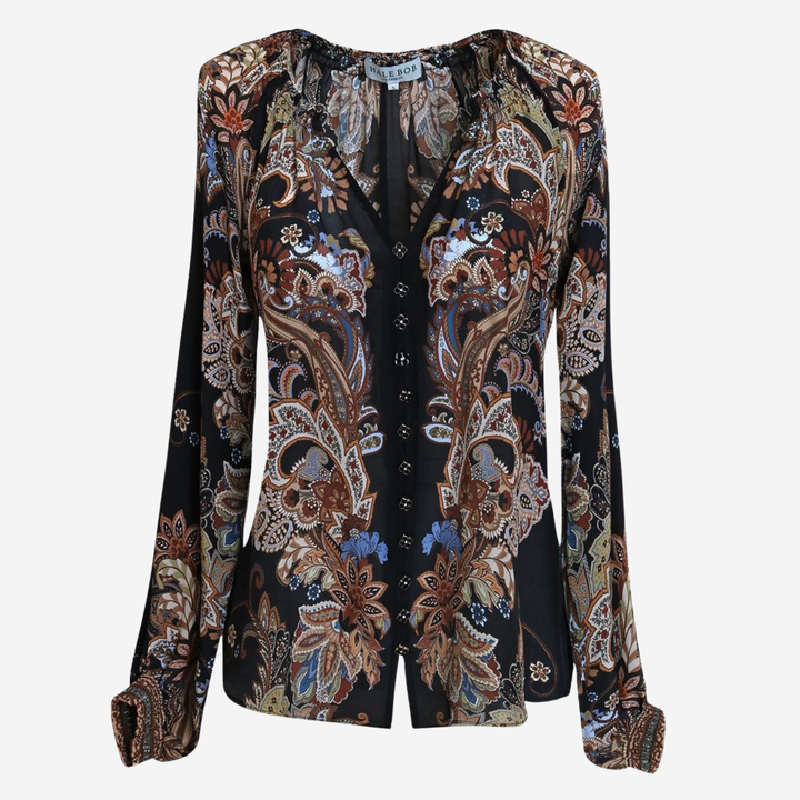 Ida Silk Blouse Black