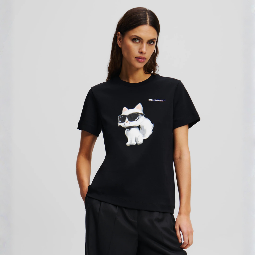 IKON CHOUPETTE AQUARELLE T-SHIRT BLACK