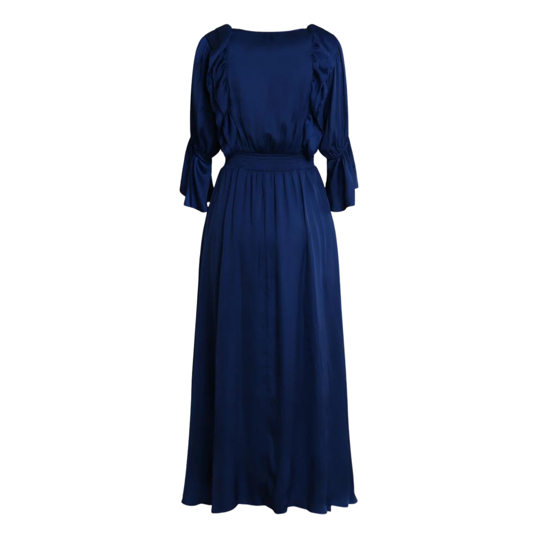 Meridian Solid Dress Indigo