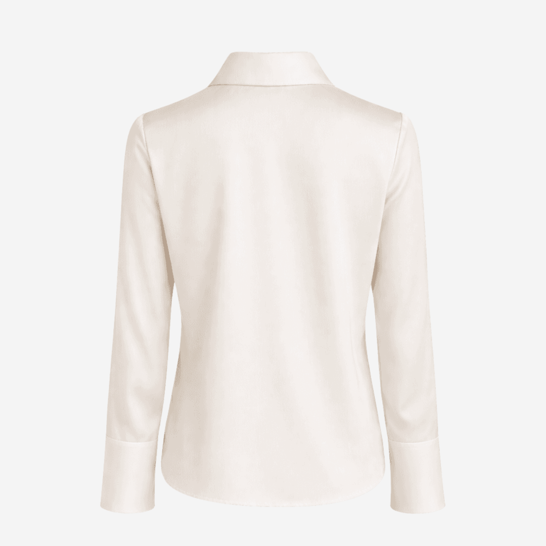 Lillie Silkebluse Off-White
