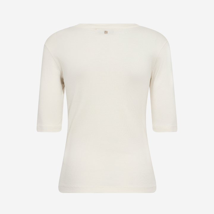 MMMali O-neck 3/4 Sleeve Tee Ecru