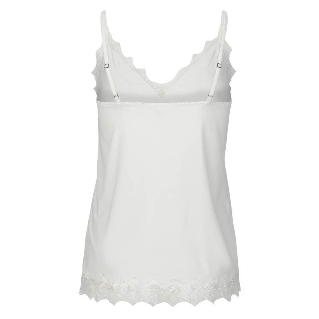 RWBillie Lace Strap Top Ivory